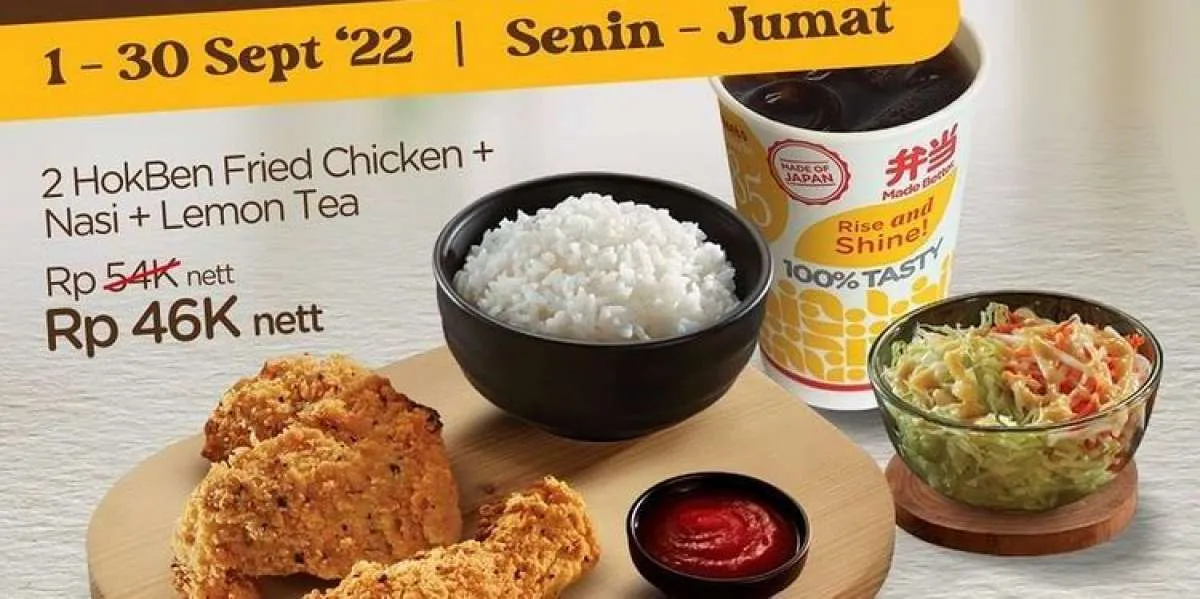 Promo HokBen Fried Chicken Spesial di Bulan September 2022, Harga Lebih Hemat