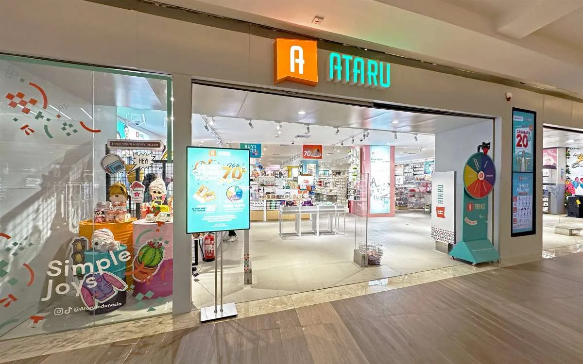  ATARU Mal Delipark Medan Resmi Dibuka Sebagai Toko Terbesar di Indonesia