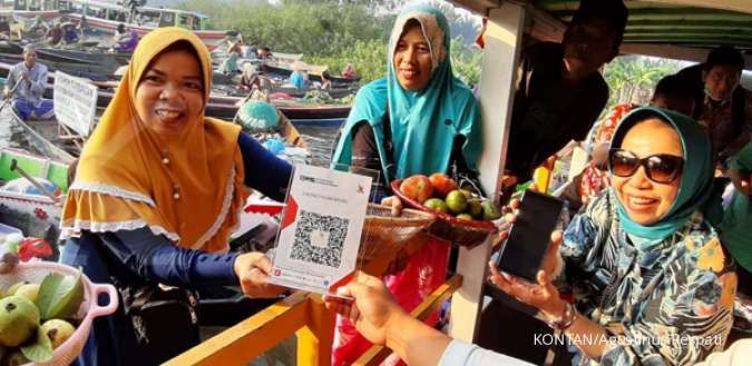 Bank Indonesia gunakan QRIS untuk transaksi di pasar terapung