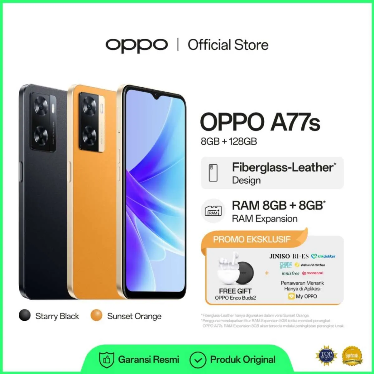 Intip Harga HP OPPO A77s Terbaru, Dilengkapi Snapdragon 680, RAM 8GB, dan Kamera 50MP
