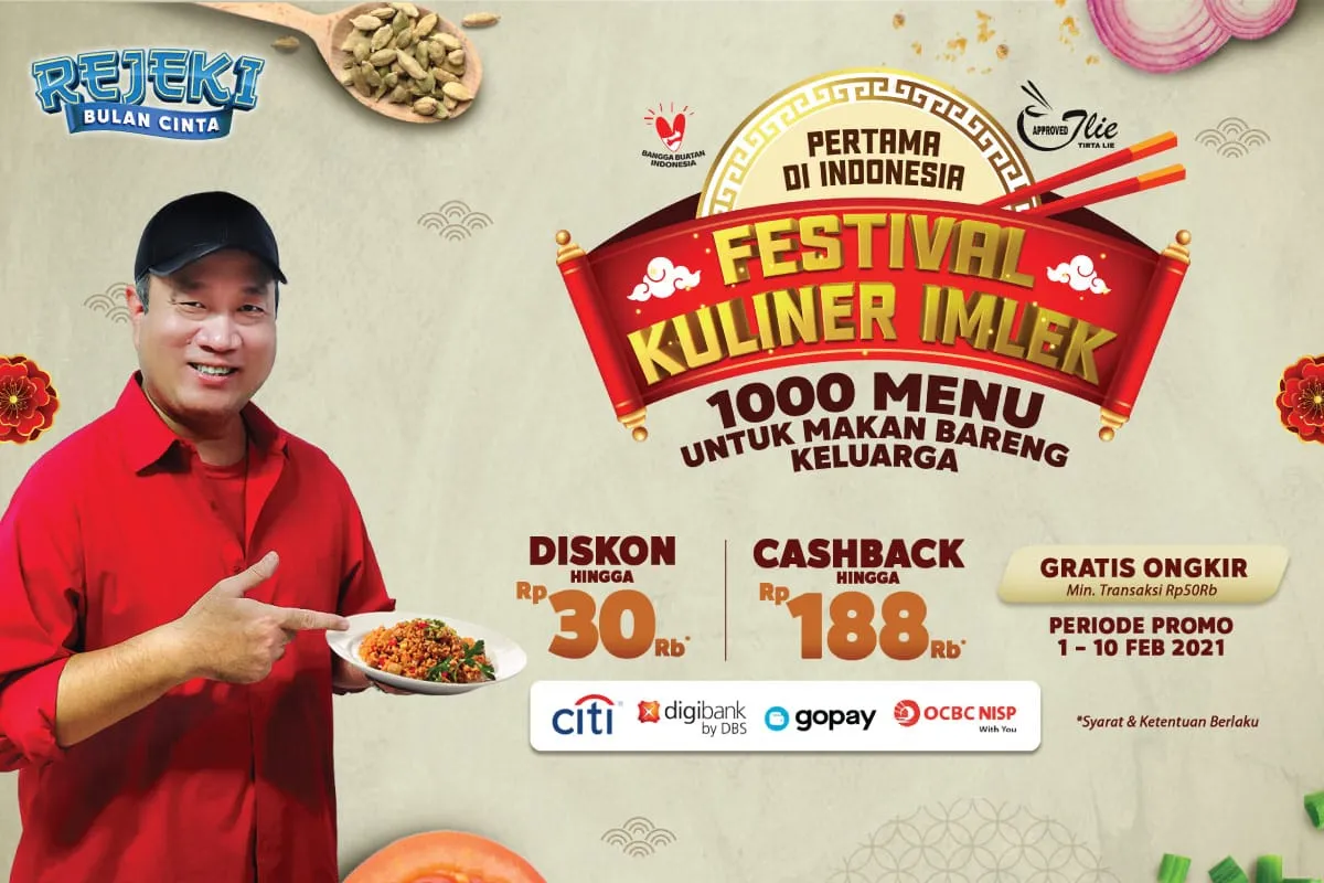 Sambut Tahun Baru Imlek, Blibli selenggarakan festival kuliner online