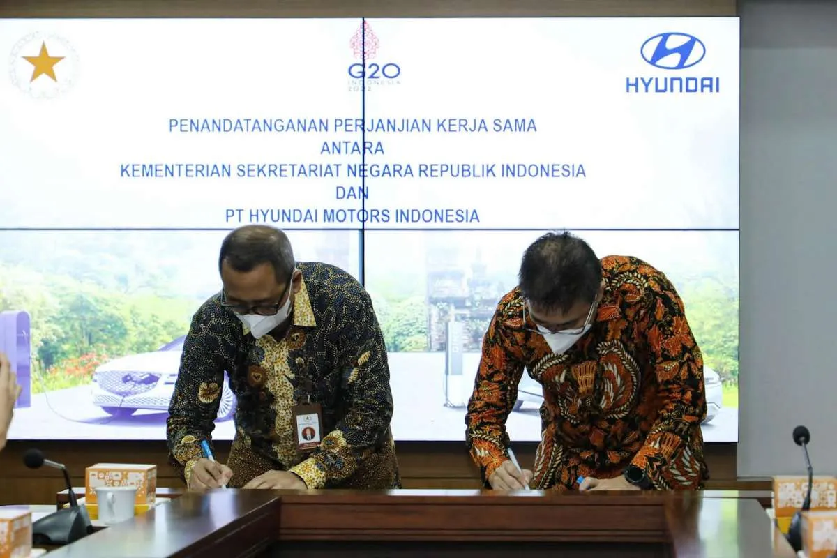 Hyundai Resmikan Dukungannya pada Kementerian Sekretariat Negara dalam Agenda KTT G20
