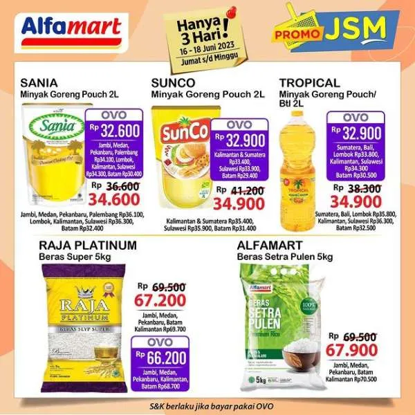 Promo JSM Alfamart Periode 16-18 Juni 2023