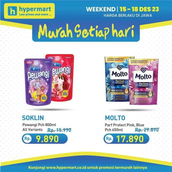 Promo JSM Hypermart Hyper Diskon Weekend Periode 15-18 Desember 2023