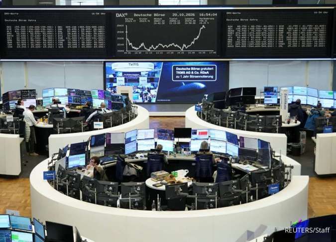 Pasar Saham dan Obligasi Eropa Menguat, Investor Cermati Kebijakan ECB dan Belanja AI