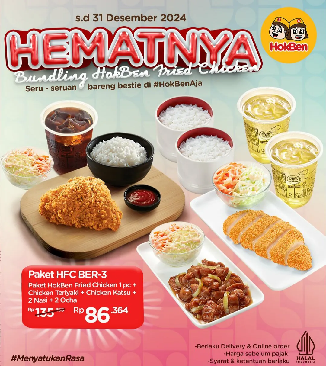Promo Hokben Hematnya Fried Chicken
