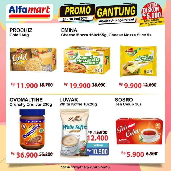 Promo Alfamart Gantung Terbaru 24-30 Juni 2022