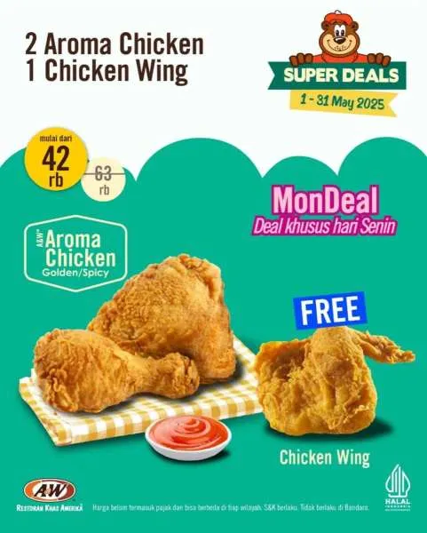 Promo A&W MonDeal