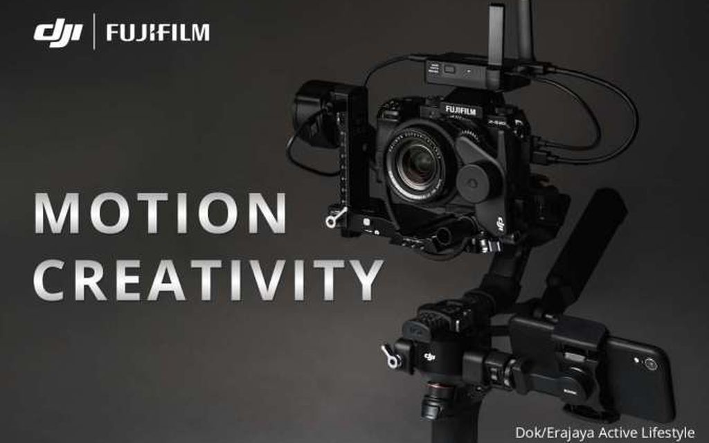  Erajaya Active Lifestyle Umumkan Kolaborasi DJI&FUJIFILM, Dukung Videografer Berkarya 