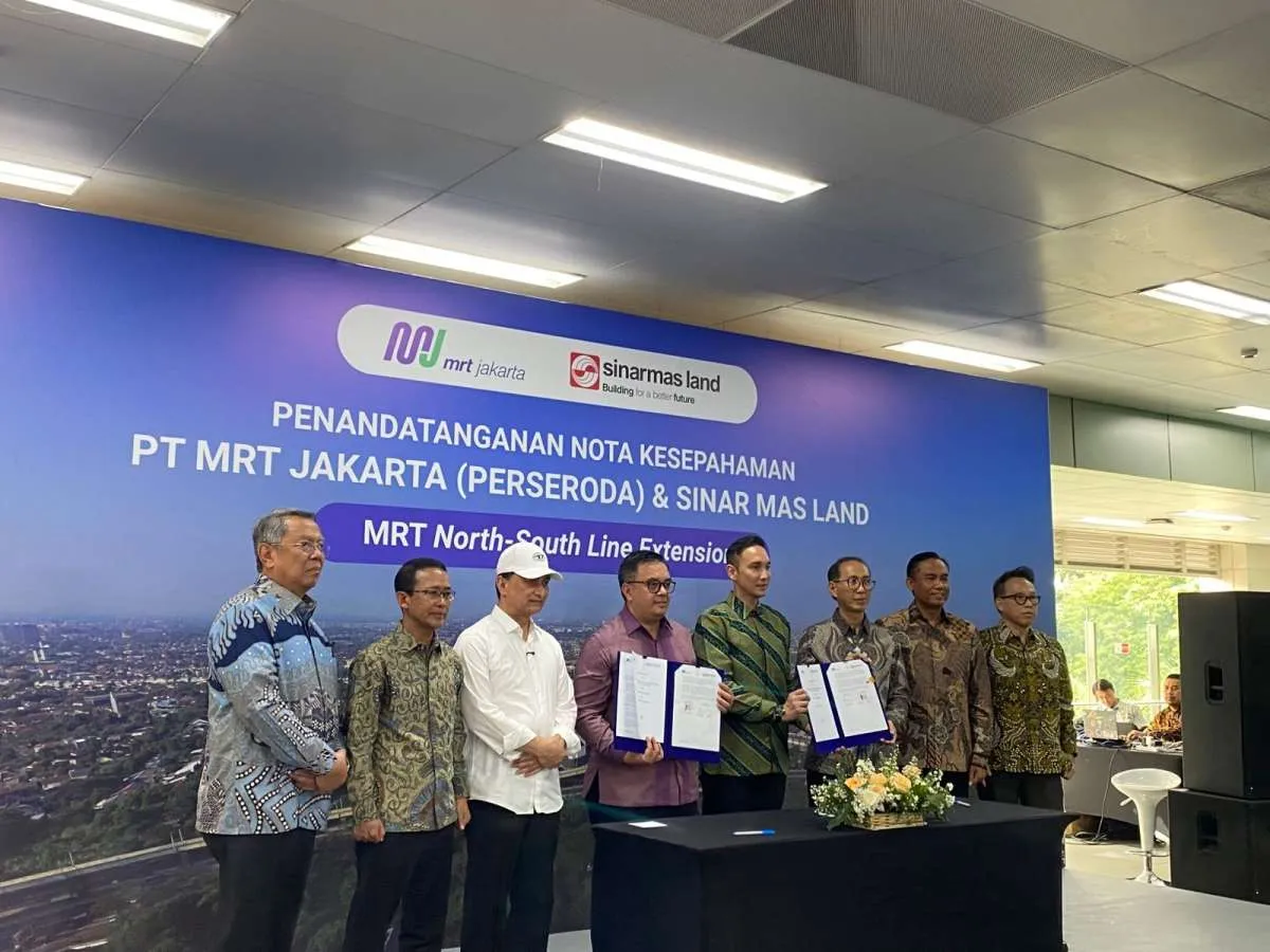 MRT Jakarta dan Sinar Mas Land Kaji Proyek Perpanjangan MRT Lebak Bulus - Serpong