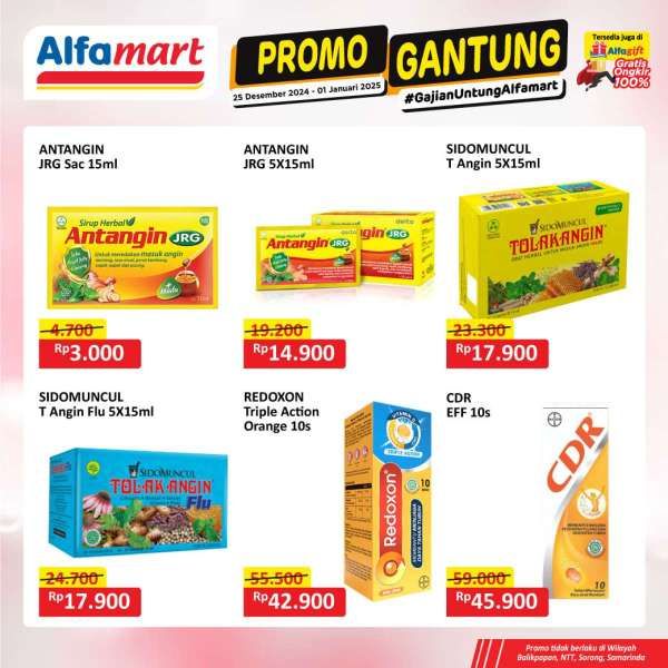 Promo Alfamart Gantung 25 Desember 2024-1 Januari 2025