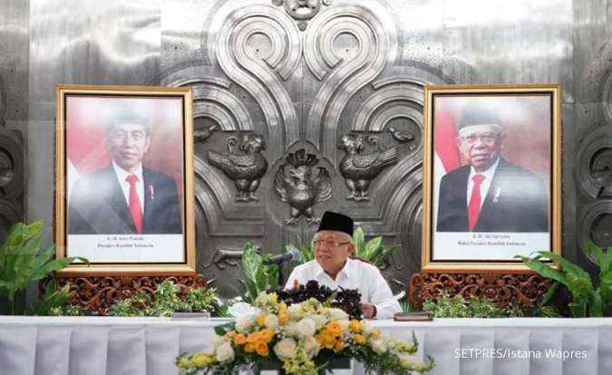 Ma'ruf Amin: Rasio utang Indonesia masih aman!