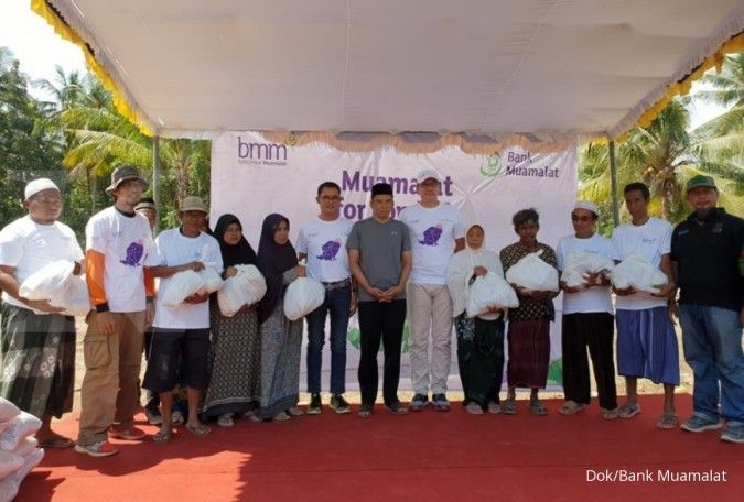 Bank Muamalat salurkan bantuan Rp 1,1 miliar untuk gempa Lombok
