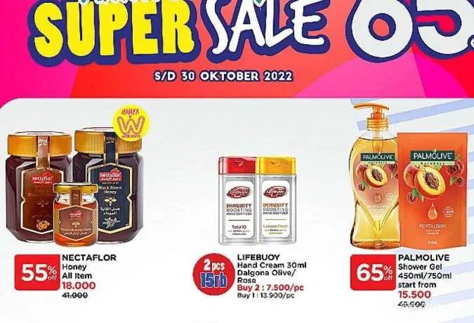 Promo Watson Anniversary Super Sale Periode sampai 30 Oktober 2022