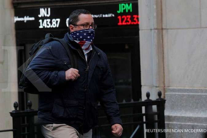 Wall Street rally ditopang kenaikan saham perusahaan travel karena sentimen vaksin