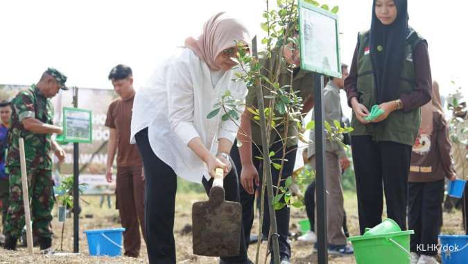 KLHK Lanjutkan Penanaman Pohon Serentak di Seluruh Indonesia