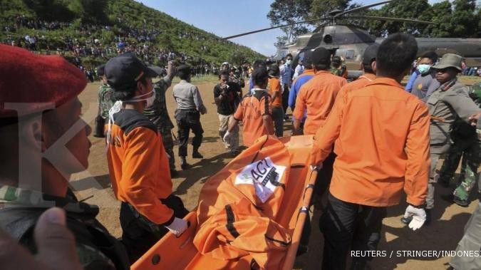 27 Kantong jenazah korban Sukhoi telah dievakuasi