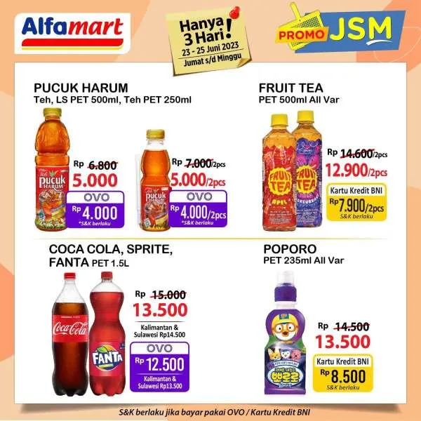 Promo JSM Alfamart Periode 23-25 Juni 2023