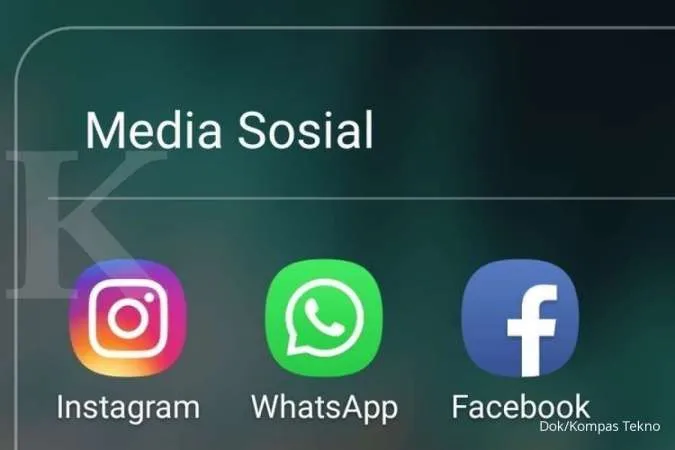 Instagram, WhatsApp, dan Facebook.