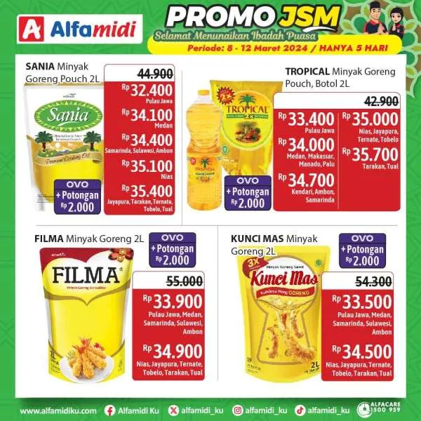 Promo JSM Alfamidi Hanya 5 Hari Periode 8-12 Maret 2024
