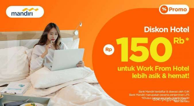 Promo Workcation dari PegiPegi, Diskon Hotel Rp150.000 Khusus Kartu Kredit Mandiri