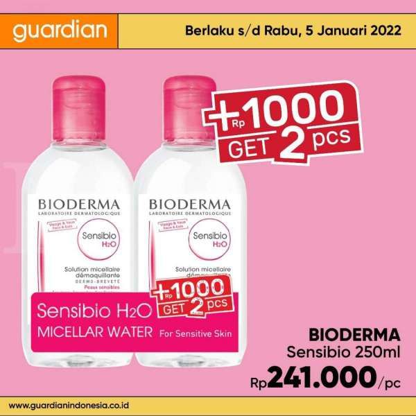 Promo Guardian +1000 Get 2 Pcs Periode s/d 5 Januari 2022, Cek Selengkapnya di Sini!