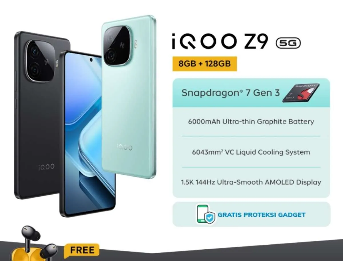 HP iQOO Z9 Indonesia: Harga dan Spesifikasi Resmi