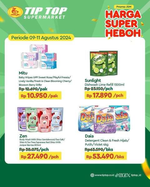 Promo JSM Tip Top 9-11 Agustus 2024