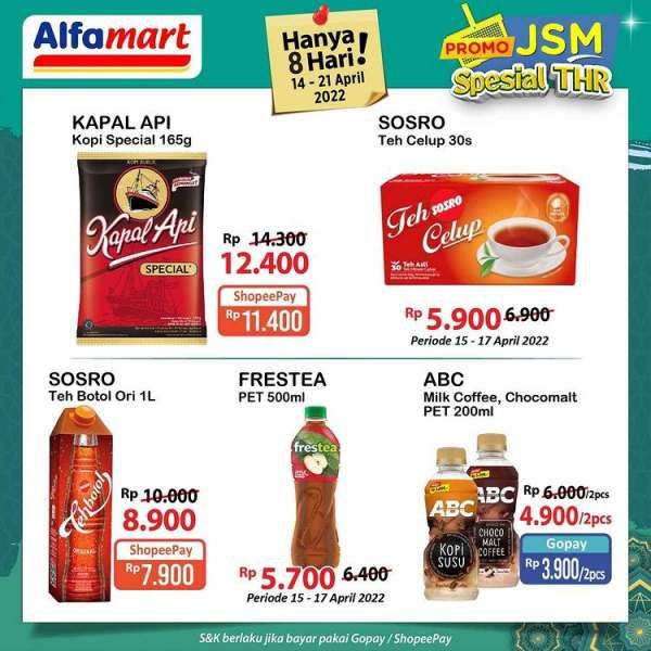 Promo JSM Alfamart Spesial THR 14-21 April 2022 