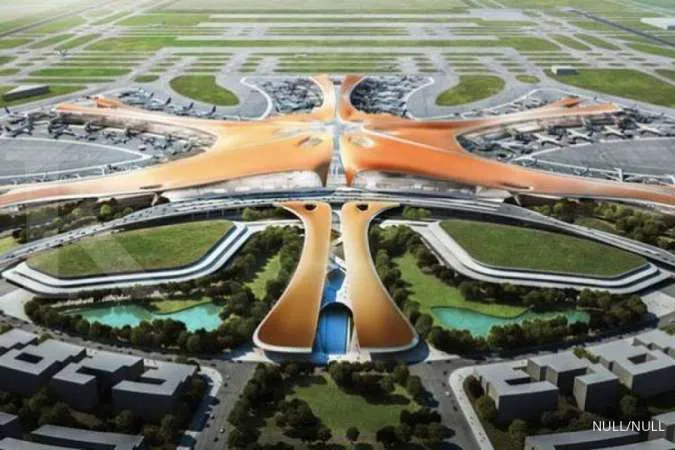 Beijing's new $63 billion mega-airport begins international flights