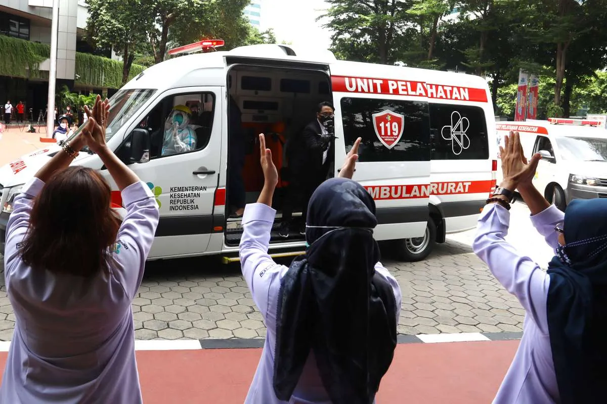 Kasus aktif Covid-19 di Indonesia lebih rendah dari rata-rata dunia