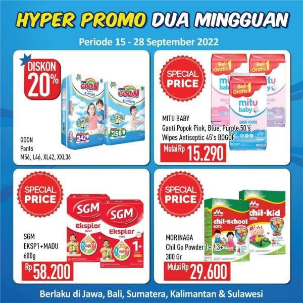 Katalog Promo Hypermart Dua Mingguan Periode 15-28 September 2022