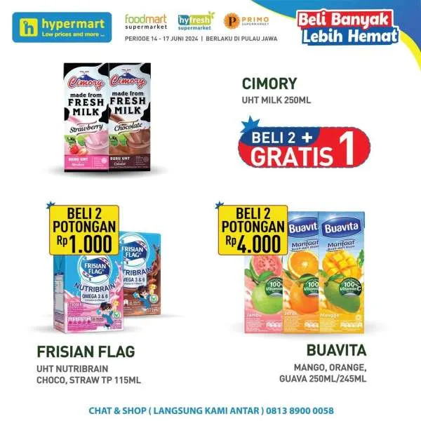 Promo Hypermart Beli Banyak Lebih Hemat Periode 14-17 Juni 2024