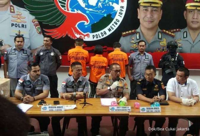 Sinergi Bea Cukai BNN dan Polisi tangkap pengedar narkoba
