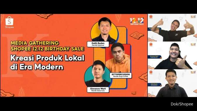 Shopee Bagikan Cerita Kreasi Produk Lokal Ala Stuja Coffee, Dekornata, dan Kylafood