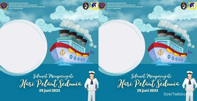 20 Twibbon Hari Pelaut Sedunia 2023 yang Diperingati 25 Juni 
