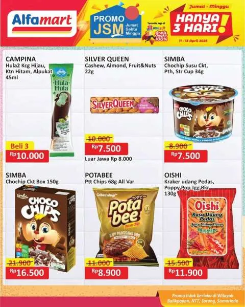 Promo JSM Alfamart Periode 11-13 April 2025
