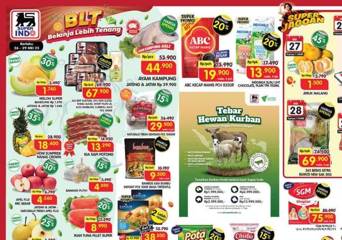 Promo Superindo Weekday 26-29 Mei 2025, Nugget dan Indomie Beli Banyak Lebih Hemat
