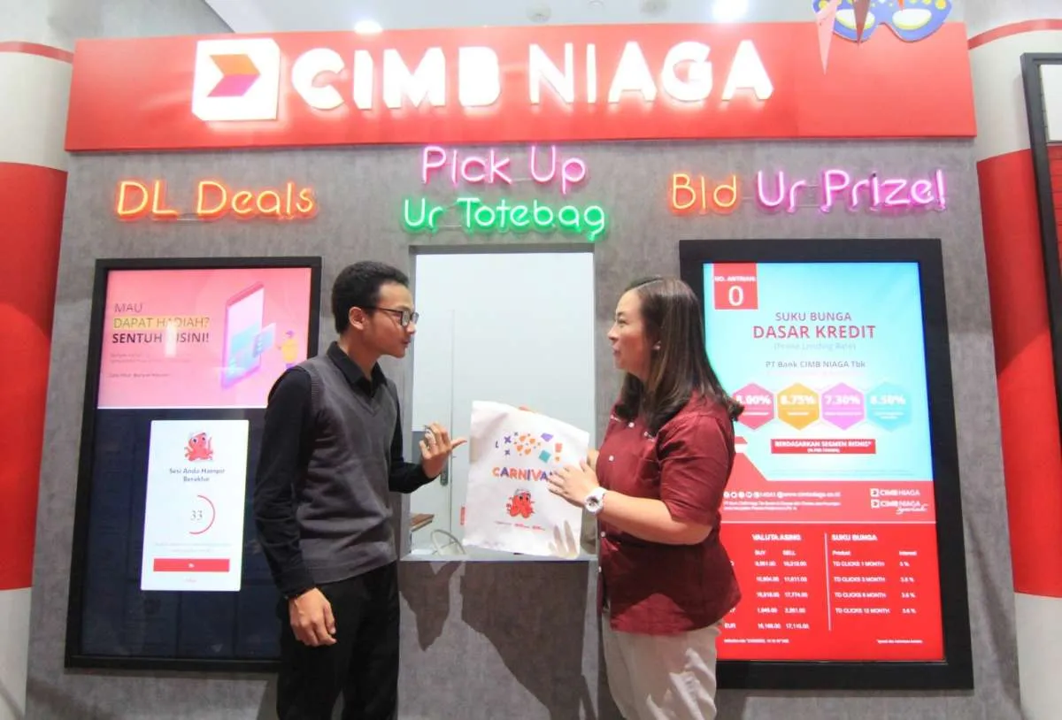 CIMB Niaga Hadirkan Edukasi Perbankan di Mall melalui Digital Lounge Carnival 2023