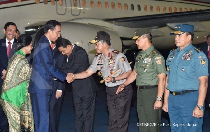 Usai lawatan ke Australia dan Selandia Baru, Presiden Jokowi tiba di Tanah Air