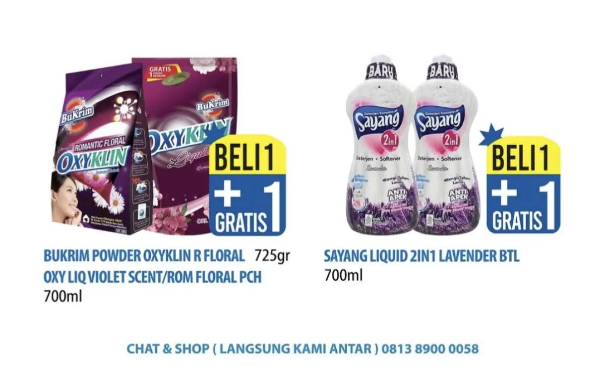 Promo Hypermart Beli Banyak Lebih Hemat 11-17 Juli 2025, Detergent Beli 1 Gratis 1