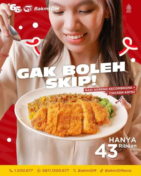 Promo Bakmi GM Nasi Goreng Kecombrang dan Chicken Katsu
