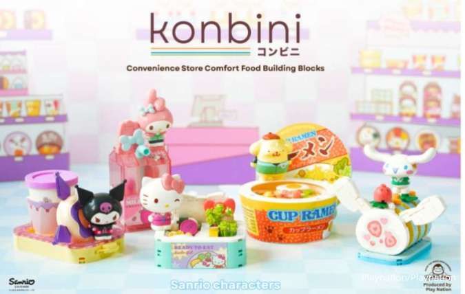 Play Nation Gandeng Kidz Station Rilis Mainan Sanrio untuk Pasar Kolektor Indonesia