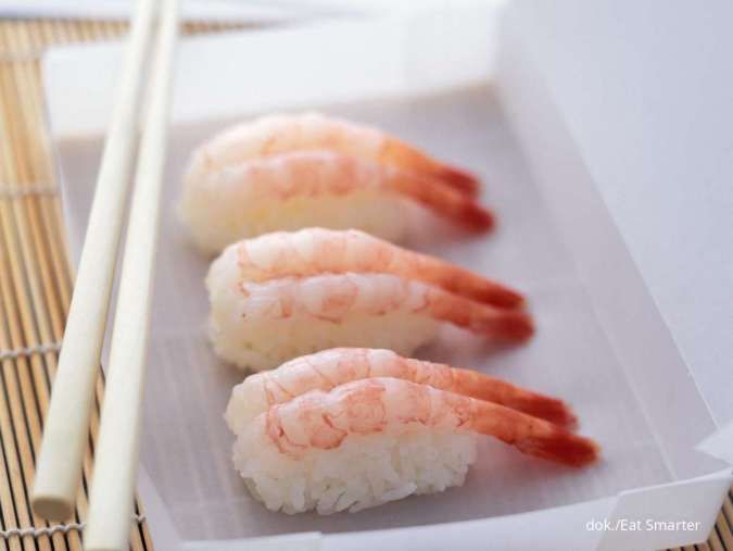 Resep Shrimp Nigiri Sushi Anti Bau Amis, Super Fresh seperti Buatan Restoran