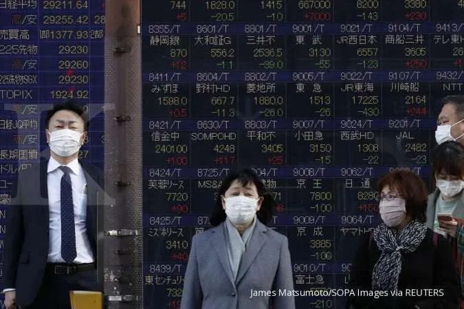 Asian shares follow Wall St advance as inflation panic eases