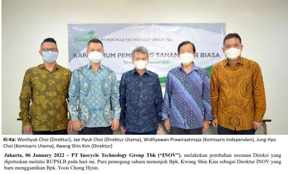 Industri Daur Ulang Membaik, Inocycle Technology (INOV) Targetkan Penjualan Naik 20%