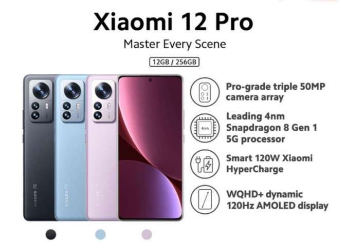 Dibekali Tiga Kamera 50MP, Simak Spesifikasi dan Harga HP Xiaomi 12 Pro di Indonesia