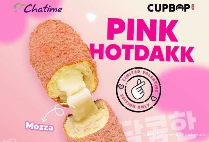 Promo Chatime Hari Ini, Pink Hotdakk Spesial Valentine's Day di Bulan Februari 2025