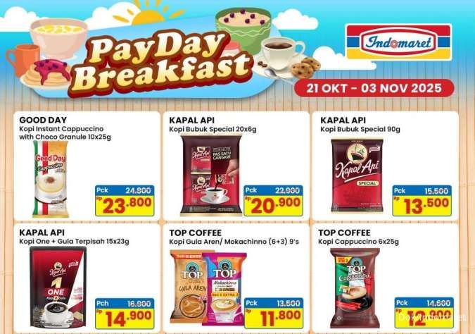 Promo Gajian Indomaret Oktober 2025, Good Day hingga Milo Lebih Murah Promo Gajian Indomaret Oktober 2025, Good Day hingga Milo Lebih Murah