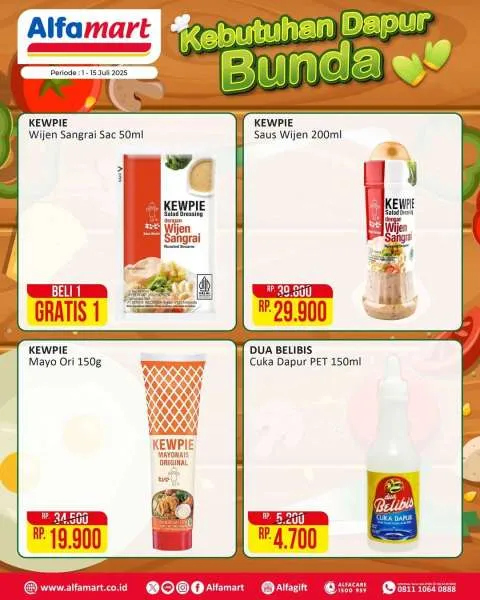 Promo Alfamart Kebutuhan Dapur Periode 1-15 Juli 2025